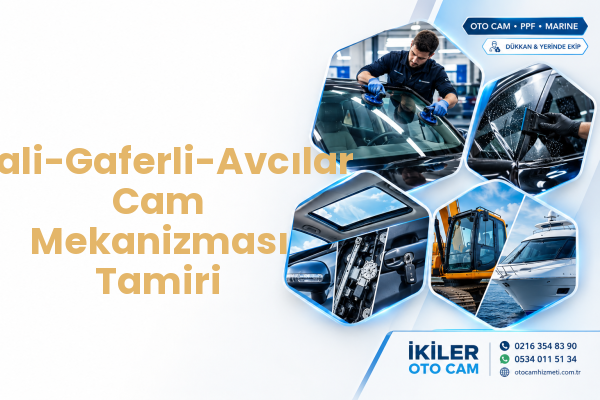 İsali-Gaferli-Avcılar Cam Mekanizması Tamiri
